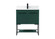 30 inch Single bathroom vanity in green with backsplash (758|VF42530MGN-BS)