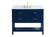 42 Inch Single Bathroom Vanity in Blue with Backsplash (758|VF19042BL-BS)