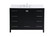 48 inch Single Bathroom Vanity in Black with Backsplash (758|VF18848BK-BS)