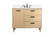 42 inch bathroom vanity in Maple with backsplash (758|VF47042MMP-BS)