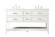 60 inch double bathroom vanity in white (758|VF19060DWH)