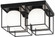 Squircle Flush Mounts (3605|X03804BK)