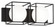 Squircle Black Wall Sconce (3605|S03802BK)