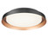 Vieno Black Flush Mounts (3605|M15601BK)