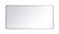 Soft corner metal rectangular mirror 30x60 inch in Silver (758|MR803060S)