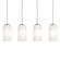 Leo 36'' 4 Light Linear Pendant - SN (1|LEOP04MBSNLNR4)