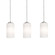 Leo 3 Light Linear Pendant (1|LEOP04MBSNLNR3)