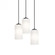 Leo 18'' 3 Light Round Pendant - BK (1|LEOP04MBBKRND3)