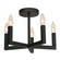 GRACE 6 LIGHT CEILING CANDELABRA BASE (1|GRCC14CBBK)