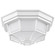LED Spider Cage Fixture; White Finish with Frosted Glass (81|62/1399)