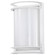 LED Rectangular Bulk Head Fixture; White Finish with White Glass (81|62/1393)