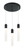 Aydin Matte Black Pendant (3605|C65803MB)