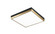 Tux Black + Aged Gold Brass Flush Mounts (3605|M11414BKAG)