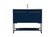 40 inch Single bathroom vanity in blue (758|VF42540MBL)