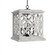 Regina Andrew Chatham Wood Lantern (White) (5533|16-1364WT)