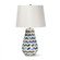Regina Andrew Cassia Chevron Table Lamp (Blue) (5533|13-1463BL)