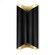 Regina Andrew Coil Metal Sconce Large (Black and (5533|15-1154BLK)