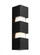Modern Square Geometric Medium Wall Sconce Light in a Black finish (7355|700OWSQGE92717BUNV)