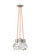 Modern Kira dimmable LED Ceiling Pendant Light in a Satin Nickel/Silver Colored finish (7355|700TDKIRAP3PS-LED922)