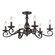Wry Lighting Larrick 6-light Semi-Flush Mount in Rubbed Bronze (36|3712-6SF RBZ)