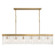 Emory 49'' Modern Gold Linear Chandelier (205|EMO-5407-MG)