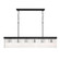 Emory 6 Light Black Forged Linear Chandelier (205|EMO-5407-BF)