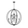 Libby Langdon Sylvan 8 Light Black Forged Chandelier (205|2246-BF_NOSHADE)