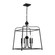 Libby Langdon for Crystorama Sylvan 4 Light Black Forged Chandelier (205|2244-BF_NOSHADE)