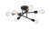Decco 6-Light Semi-Flush Ceiling Mount Matte Black (670|4256-MB)