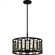 Bankston 4-Light Matte Black Pendant Light (26|QP5600MBK)
