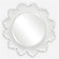 Uttermost Sea Coral White Round Mirror (85|09797)