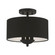3 Light Black Semi-Flush Mount (108|43441-04)