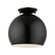 1 Light Shiny Black Semi-Flush Mount (108|43390-68)
