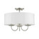 3 Light Brushed Nickel Semi-Flush Mount (108|42989-91)