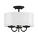 3 Light Black Semi-Flush Mount (108|42987-04)