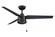 PC/DC 52 inch Indoor/Outdoor Ceiling Fan - Black (90|FPD7617BLW)