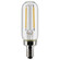 2.8 Watt T6 LED Filament; Clear; Candelabra base; 90 CRI; 4000K; 120 Volt (27|S21341)