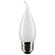 5.5 Watt CA10 LED Filament; Frost; Medium base; 90 CRI; 2700K; 120 Volt (27|S21320)