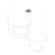 Talis 90-in Brushed Nickel LED Multi Pendant (461|MP89590-BN)
