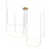 Talis 90-in Brushed Gold LED Multi Pendant (461|MP89590-BG)
