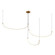 Talis 90-in Brushed Gold LED Multi Pendant (461|MP89390-BG)
