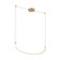 Talis 48-in Brushed Gold Dimmable LED Linear Pendant (461|LP89048-BG)