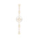 Rezz 24-in Brushed Nickel LED Wall Sconce (461|WS63424-BN)