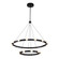 Rezz 36-in Black LED Chandeliers (461|CH63436-BK)