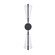 Mulberry 29-in Black/Light Guide LED Wall Sconce (461|WS62629-BK/LG)