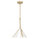 Mulberry 22-in Brushed Gold/Light Guide Dimmable LED Pendant (461|PD62622-BG/LG)