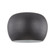Croft 14-in Black/White Dimmable LED Flush Mount (461|FM44614-BK/WH)