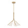 Mulberry 28-in Brushed Gold/Light Guide LED Chandeliers (461|CH62628-BG/LG)