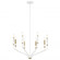 Armand 26 inch 8 Light Chandelier in White Finish (10687|52349WH)