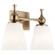 Cosabella 15'' 2 Light Vanity Light with Etched White Glass Champagne Bronze (10687|55091CPZ)